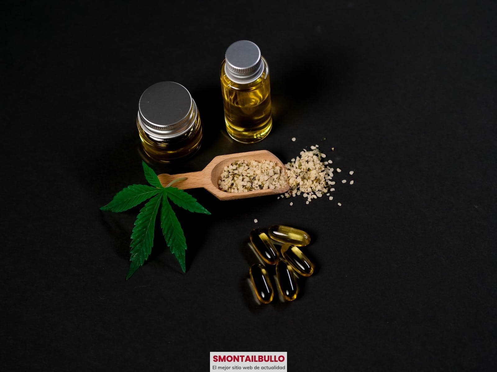 Photo of Marijuana Stuffs on Dark Background